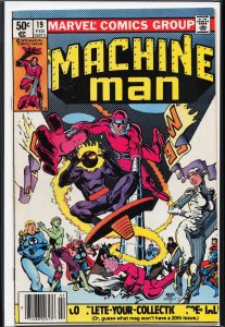 Machine Man #19 (1981) Machine Man [Key Issue]