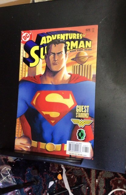 Adventures of Superman #628 (2004) John Stewart Green lantern! wonder woman! NM-