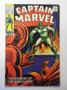Captain Marvel #12 (1969) VG+ Condition