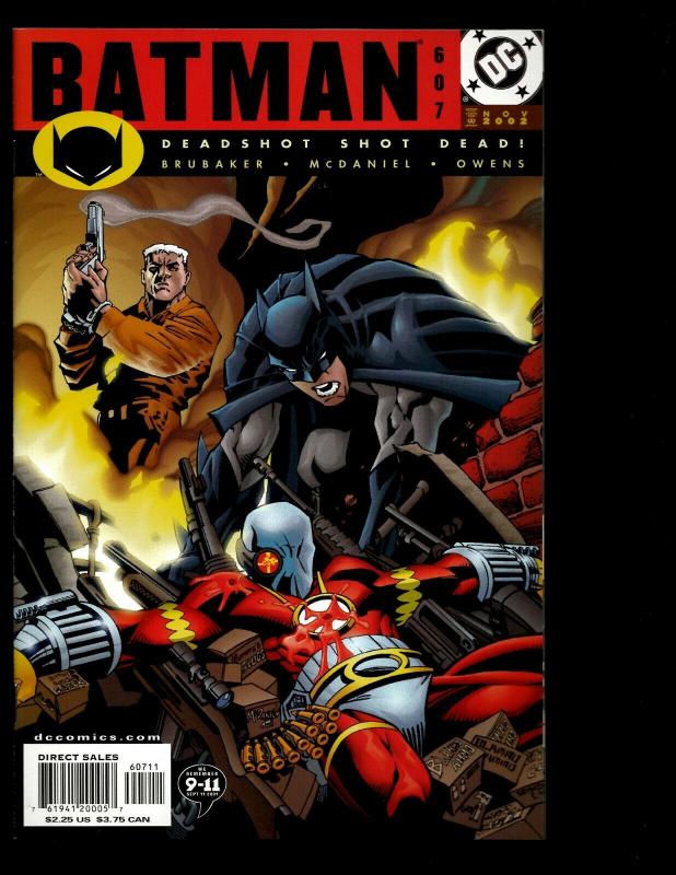 Lot Of 9 Batman DC Comics # 599 600 601 602 603 604 605 606 607 Deadshot SM5