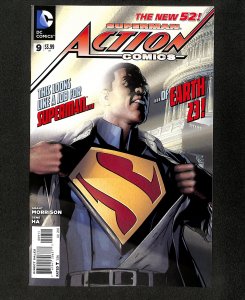 Action Comics (2011) #9 1st Full Calvin Ellis!