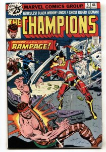 CHAMPIONS #5--1st RAMPAGE--1976--MARVEL--comic book