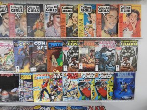 Huge Lot 110 Magazines W/ Conan, Mad, Calling All Girls, +More! Avg VG/FN Cond!