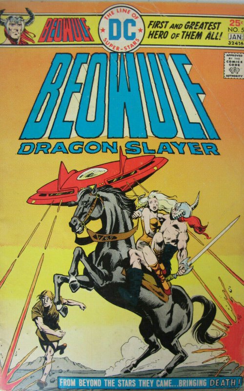 Beowulf Dragon Slayer  #5 DC Comics 1975 VG Bronze Age