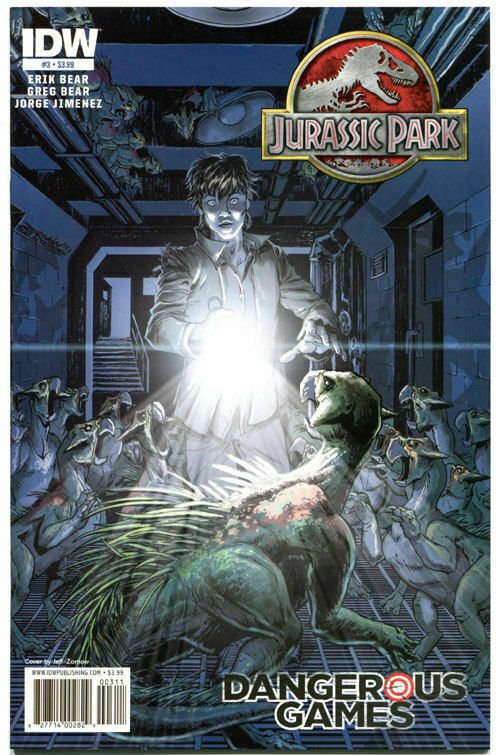 JURASSIC PARK DANGEROUS GAMES #3, VF/NM, 2011, Dinosaurs, Raptors, horror