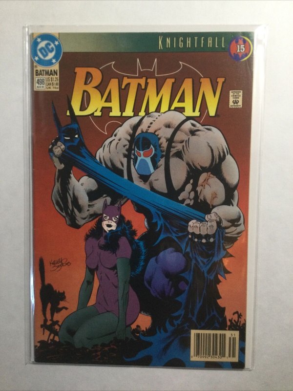 Batman 498 Newsstand Edition Near Mint- Nm- 9.2 Marvel