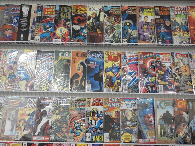 Huge Lot 110+ Comics W/ Captain America, Concrete, Marvel Milestones+ Avg VF!!