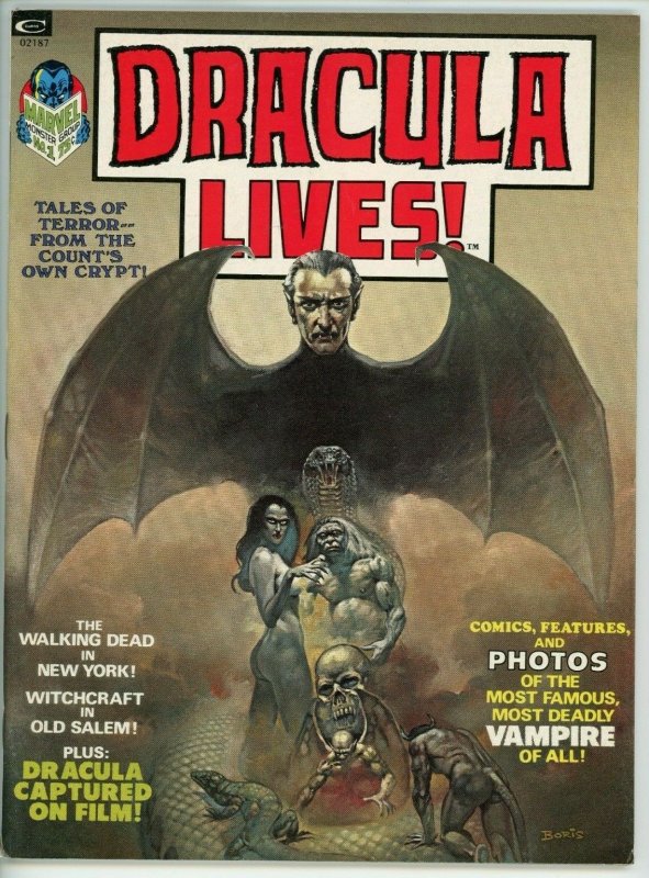 Dracula Lives #1 (1973) - 7.0 FN/VF *Poison of the Blood/Great Cover*