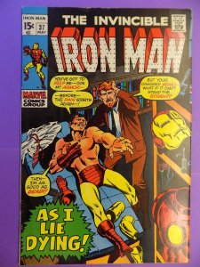 INVINCIBLE IRON MAN # 37 NICE COLOR HIGHER GRADE