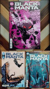 BLACK MANTA #1, 2, 4 (DC 2022) NM 1st Appearance TORRID & DEVIL RAY Set of 3