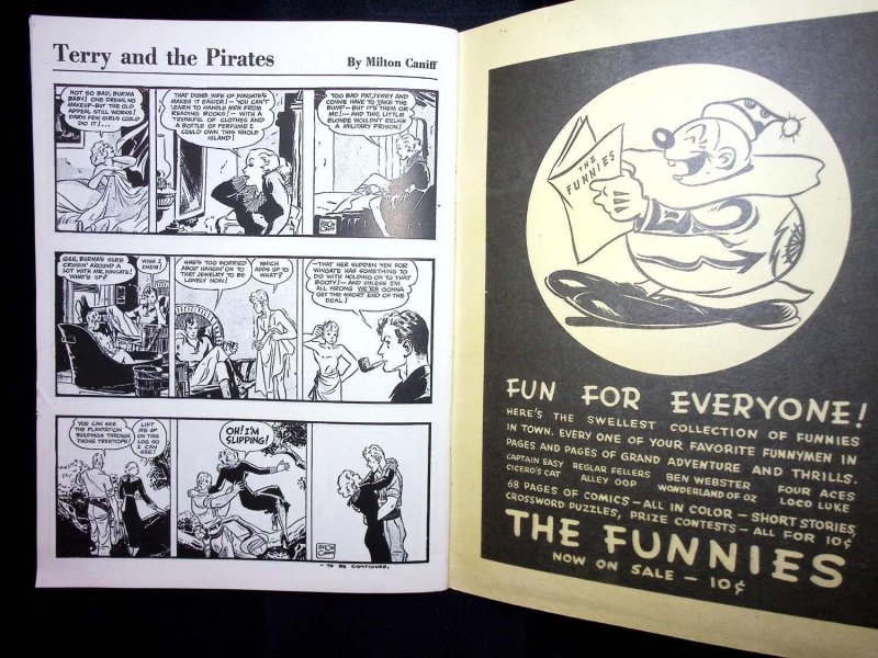 Terry & The Pirates-LARGE FEATURE BOOK #2-Milton Caniff-  1983 Reprint 1st App.