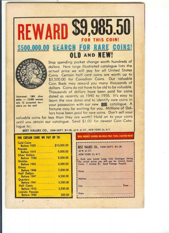 Texas Rangers Vol. 1 #34 - Silver Age - July 1962 Cond. (FN)