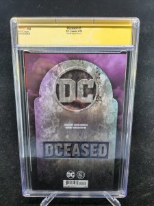 DCeased #1 - Signed Lucio Parrillo/ Scorpion Comics Exc - CGC 9.8 - 2019