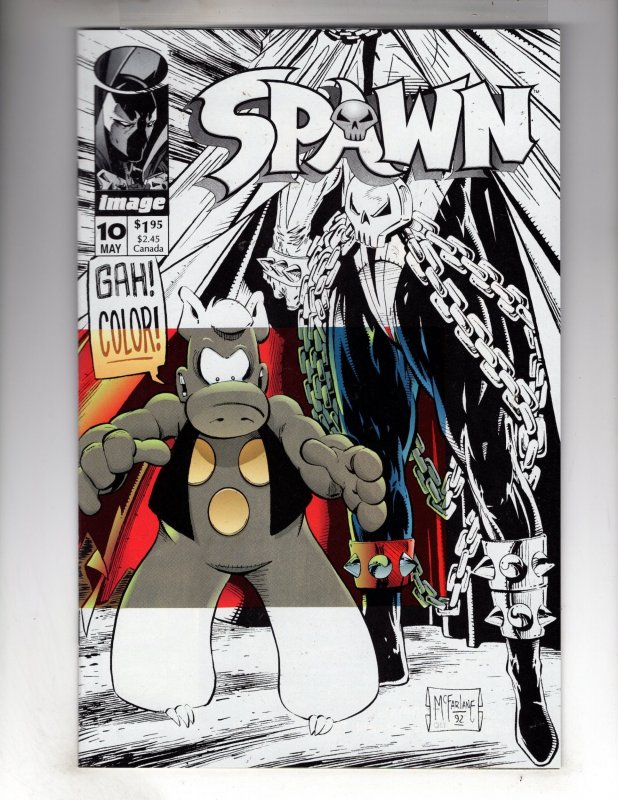 Spawn #10 (1993) 9.2 Beauty! Cerebus!     / ECA1x