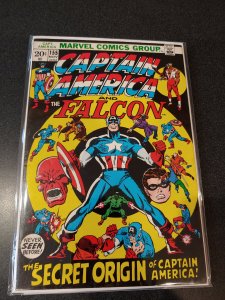 ​CAPTAIN AMERICA & THE FALCON #155 VF+  1972 MARVEL COMICS ORIGIN RETO