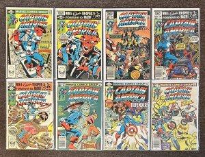 Captain America #262,263,264,265,266,267,268,269 1981 Lot