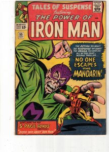 Tales of Suspense #55 Jul-64 VG/FN Mid-Grade 3rd Mandarin! Iron Man Cap BEANTOWN