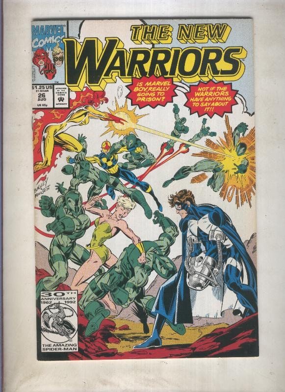 The New Warriors volumen 1 numero 026 (1992)