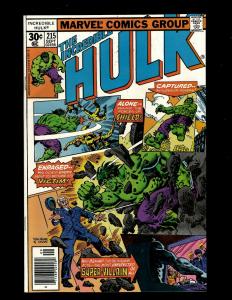 Lot of 10 Incredible Hulk Comics #212 213 214 215 216 217 218 219 220 221 GK18