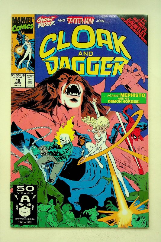 Cloak and Dagger #18 (Jun 1991, Marvel) - Near Mint