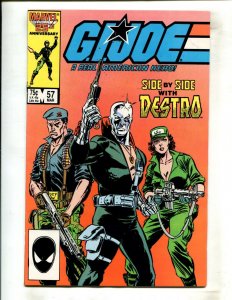 G.I. JOE: A REAL AMERICAN HERO #57 (8.0) STRANGE BEDFELLOWS!! 1987