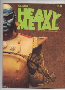 HEAVY METAL #12, NM-, March 1977 1978, Richard Corben, Moebius, more in store