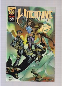 Witchblade #500 1998 1st Print/Wizard Gold Foil Special Edition (7.0) with COA