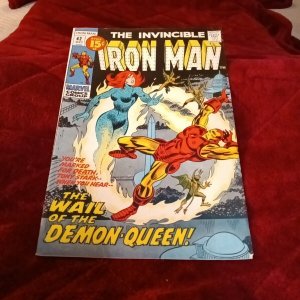 Iron Man #42 Marvel Comics 1971 Bronze Age 1st Appearance Demon Queen Mikas Key