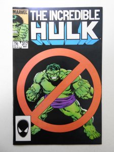 The Incredible Hulk #317 (1986) VF Condition!