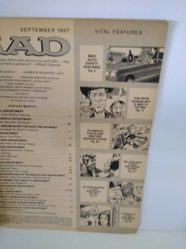 MAD Magazine Dec 1968 Issue 123 Movies TV Red Baron Mannix 51 OFF