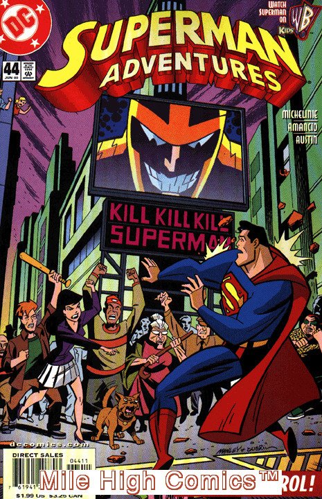 SUPERMAN ADVENTURES (1996 Series) #44 Very Good Comics Book