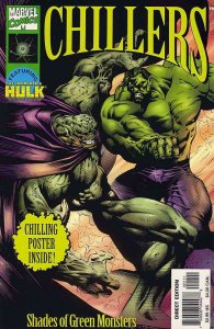 Marvel Chillers: Shades of Green Monsters #1 VF ; Marvel | with poster Hulk