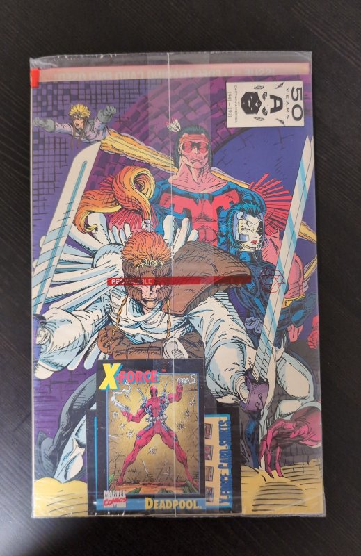 X-Force #1 Bagged With Deadpool Card Variant (1991)