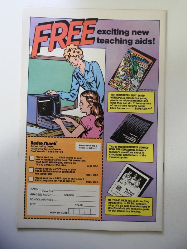 Superman: The Computers That Saved Metropolis! (1980) VF+ Condition