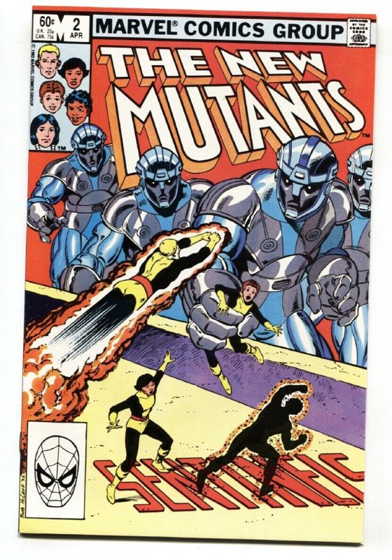 The New Mutants #2 comic book  1983- Marvel High Grade