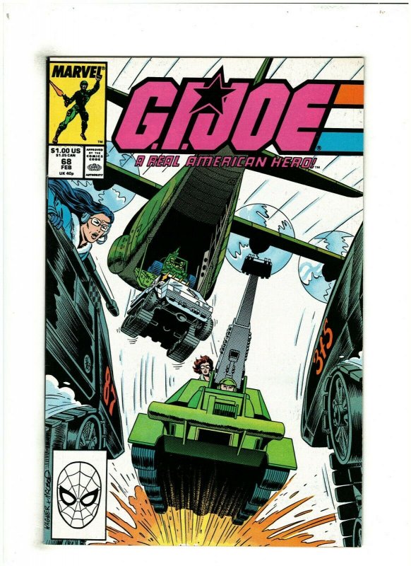 G.I. Joe ARAH #68 VF+ 8.5 Marvel Comics 1988 1st Battle Force 2000 