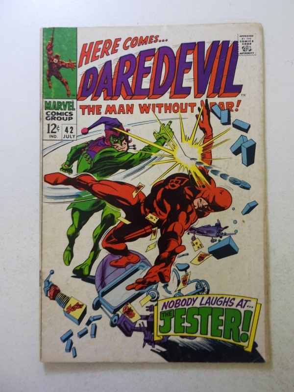 Daredevil #42 (1968) VG/FN condition date stamp, ink back cover