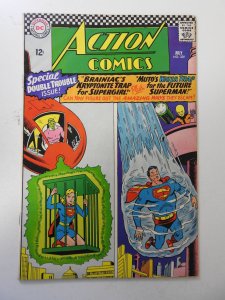 Action Comics #339 (1966) VG+ Condition cover detached top staple