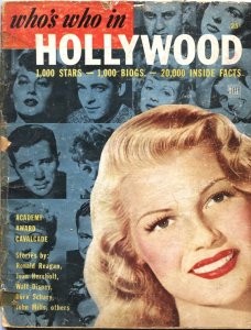 WHO’S WHO IN HOLLYWOOD #3-1948-MOVIE STAR BIOS & PIX-RONALD REAGAN-SABU