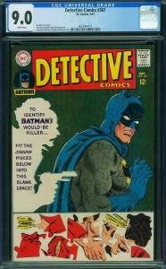 Detective Comics #367 (1967) CGC 9.0 VFNM