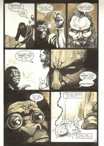 Planet of the Apes #18 p 16 - Dr. Moto's time has run out - art by M.C. Wyman