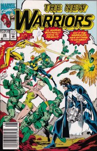 The New Warriors #26 Newsstand Cover Marvel