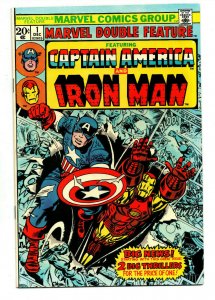 Marvel Double Feature #1 - Captain America - Iron Man - 1973 - VF+