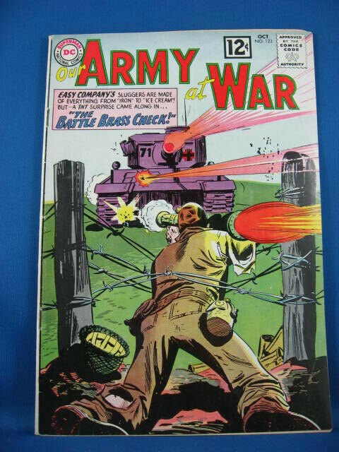 OUR ARMY AT WAR SGT ROCK 123 Fine 1962