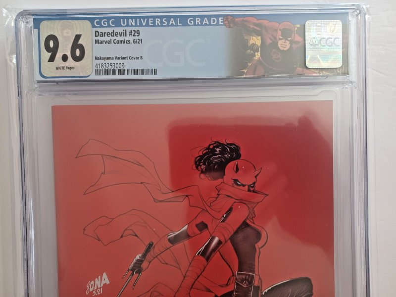 Daredevil #29 - Nakayama Variant Cover B - 2021 - CGC 9.6