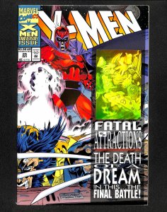 X-Men (1991) #25 Magneto Hologram Cover!