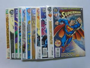 DC Superman Lot # 1-15 11 different 8.0 VF (1995)