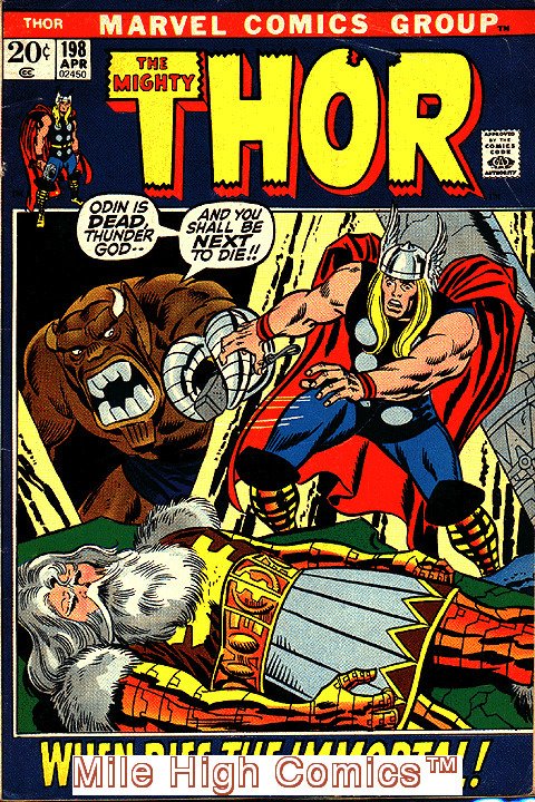 THOR  (1962 Series) (#83-125 JOURNEY INTO MYSTERY, 126-502) #198 Very Good