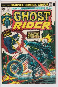 GHOST RIDER #5 (Apr 1974) MVS intact! NM 9.4