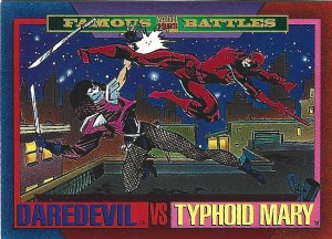 1993 Marvel Universe #168 Daredevil vs Typhoid Mary